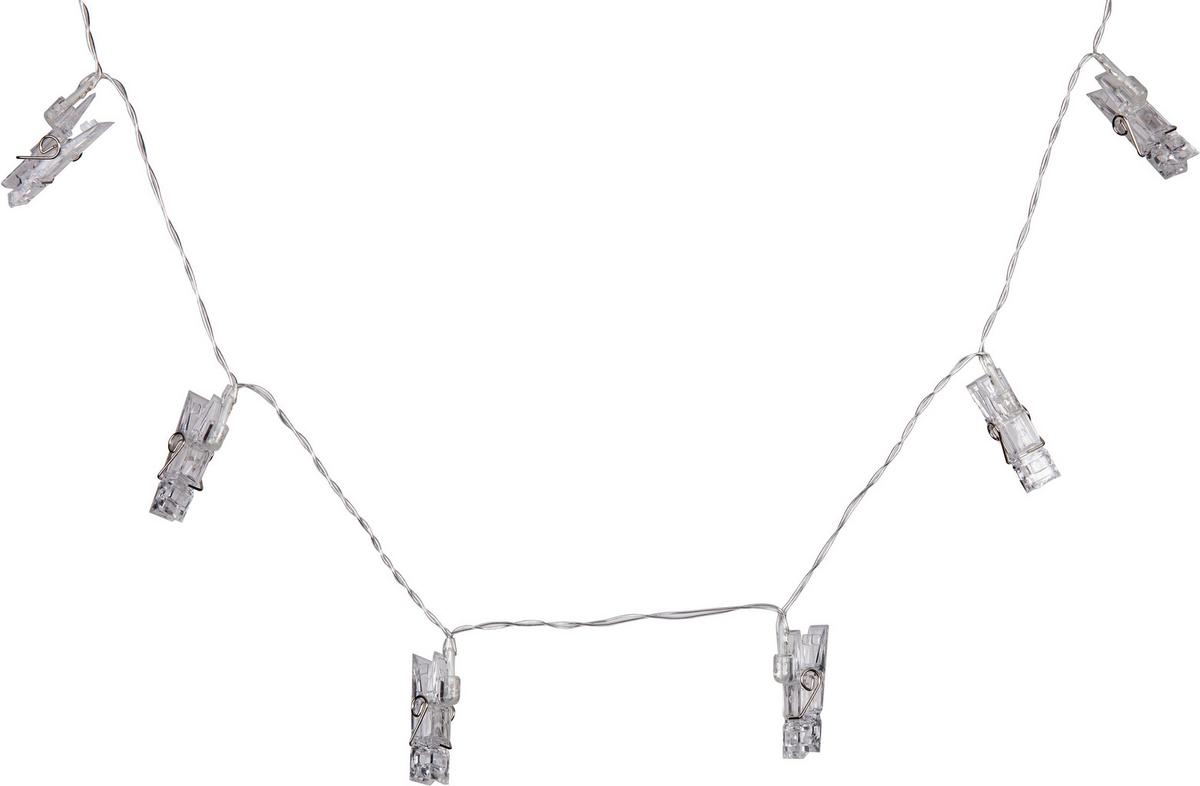 Fényfüzér Lom Kb. 185cm - áttetsző, Konventionell, műanyag (185cm) - Modern Living