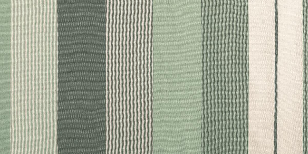 Hängematte Classic Single Hammock Weiß/Olivgrün - Weiß/Olivgrün, KONVENTIONELL, Textil (140/300cm) - La Siesta