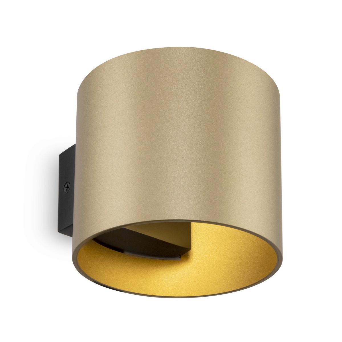 Wandleuchte Rond Goldfarben max. 50 Watt - Goldfarben, Trend, Metall (10/8,8cm) - MAYTONI