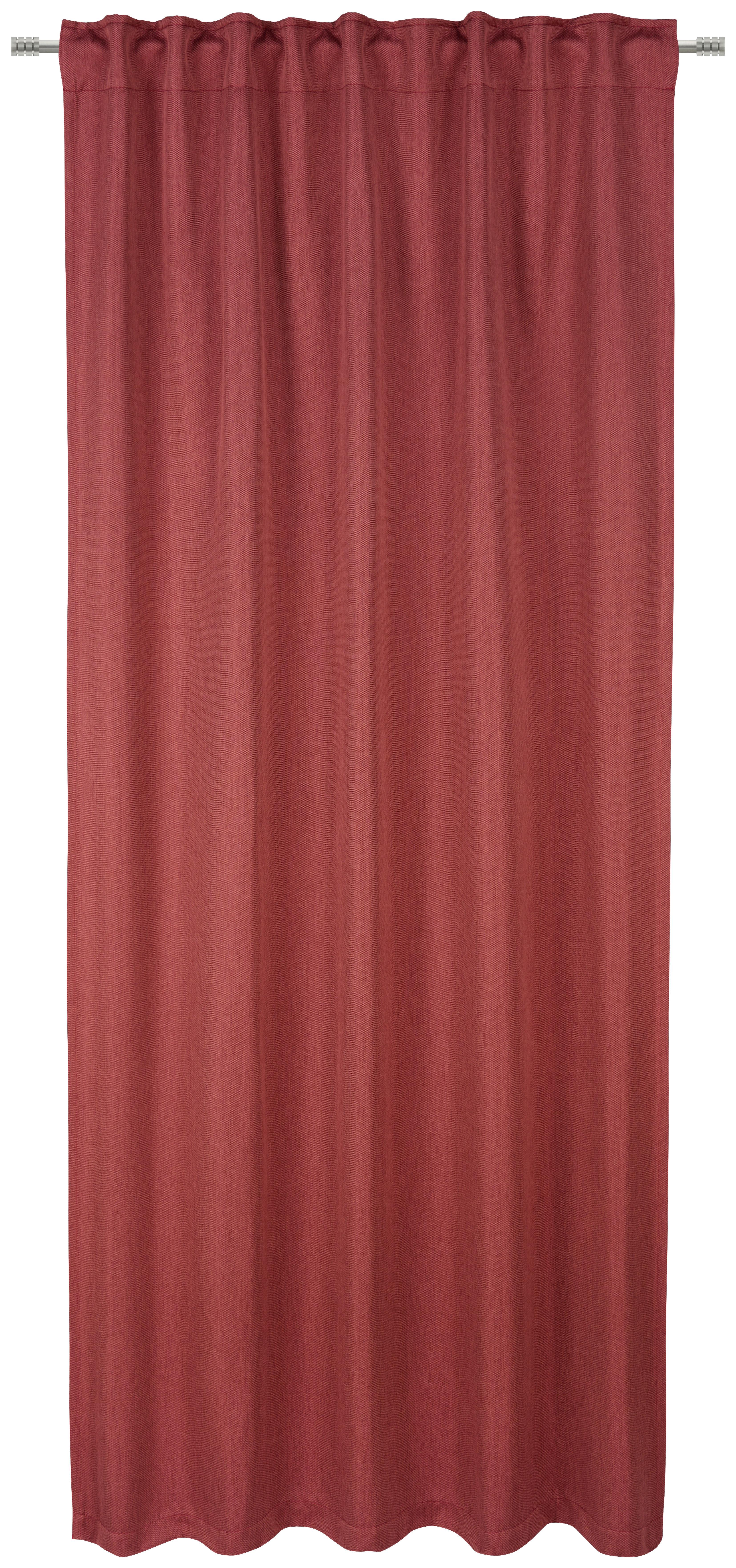 ZASŁONA TERMICZNA MILTON - kolor rdzawy, Basics, tkanina (140/245cm) - Esposa