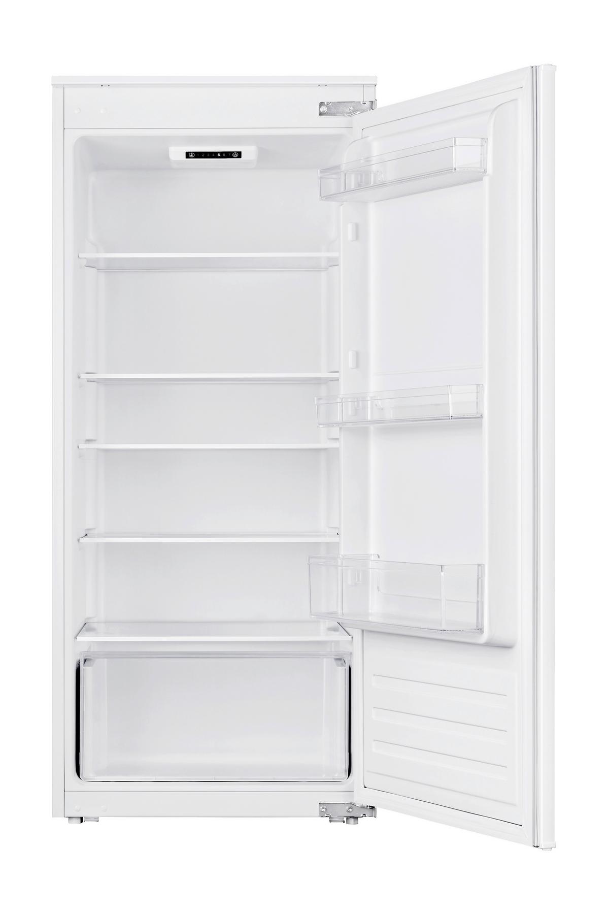 Kühlschrank KS122.0-11 Weiß - Weiß, Trend, Glas/Kunststoff (54,5/122/54,5cm) - Respekta
