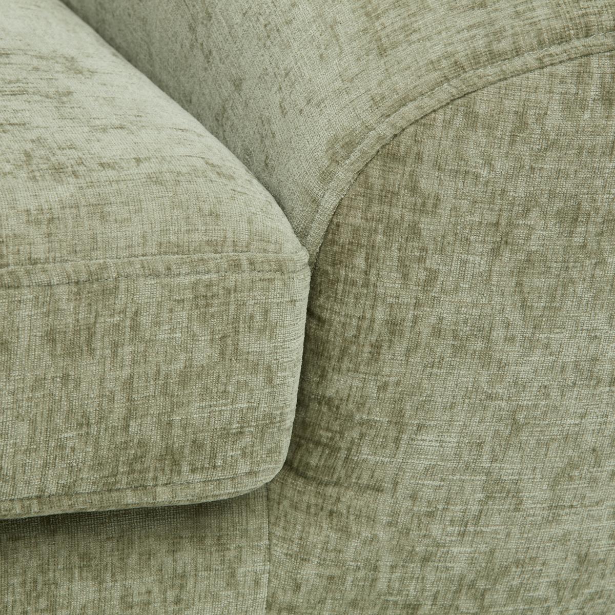 Megasofa Buckley Grün - Schwarz/Grün, MODERN, Holz/Textil (225/75/102cm) - Premium Living