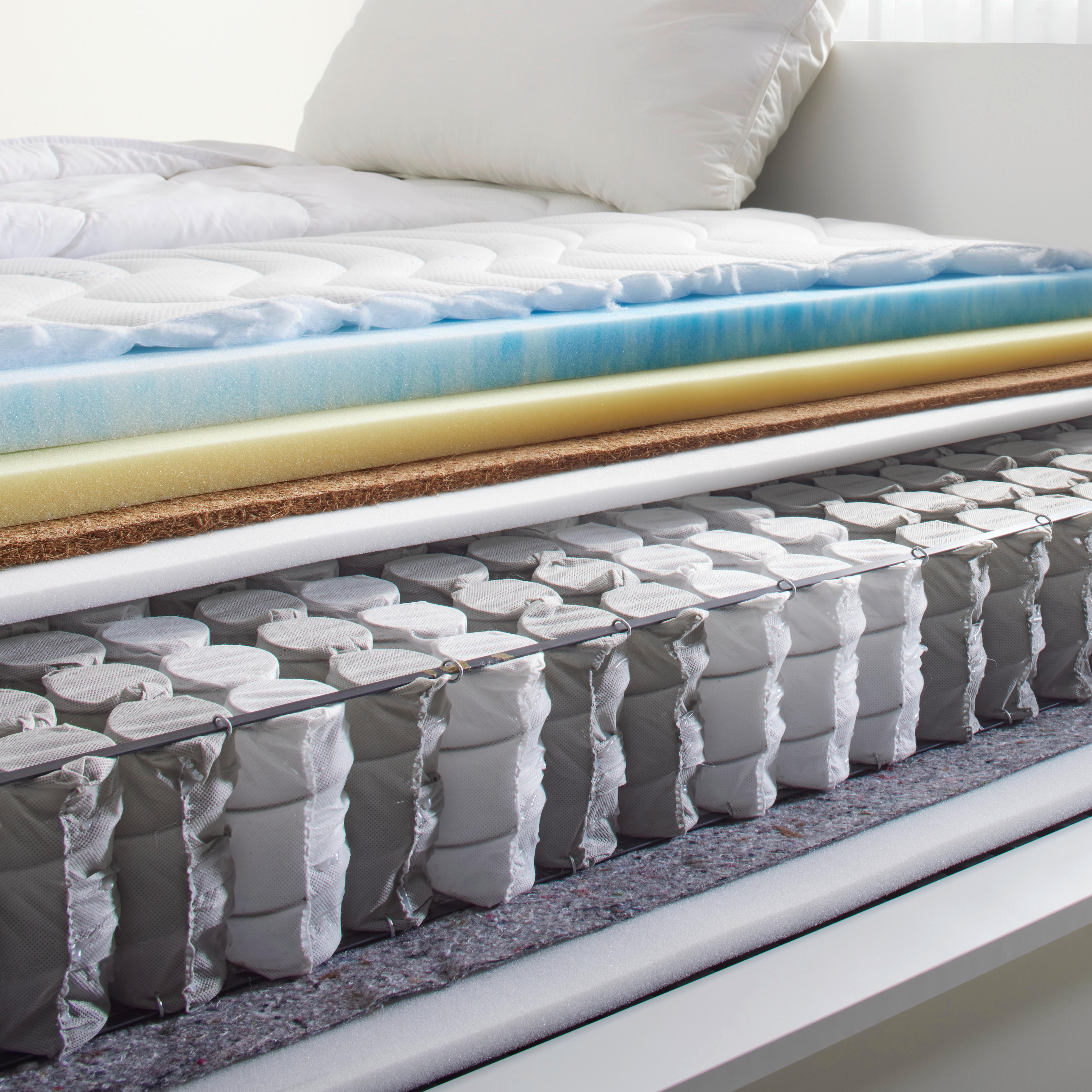 Taschenfederkernmatratze Kokos Feel ca. 90x200cm - Weiss, Textil (90/200cm) - Premium Living
