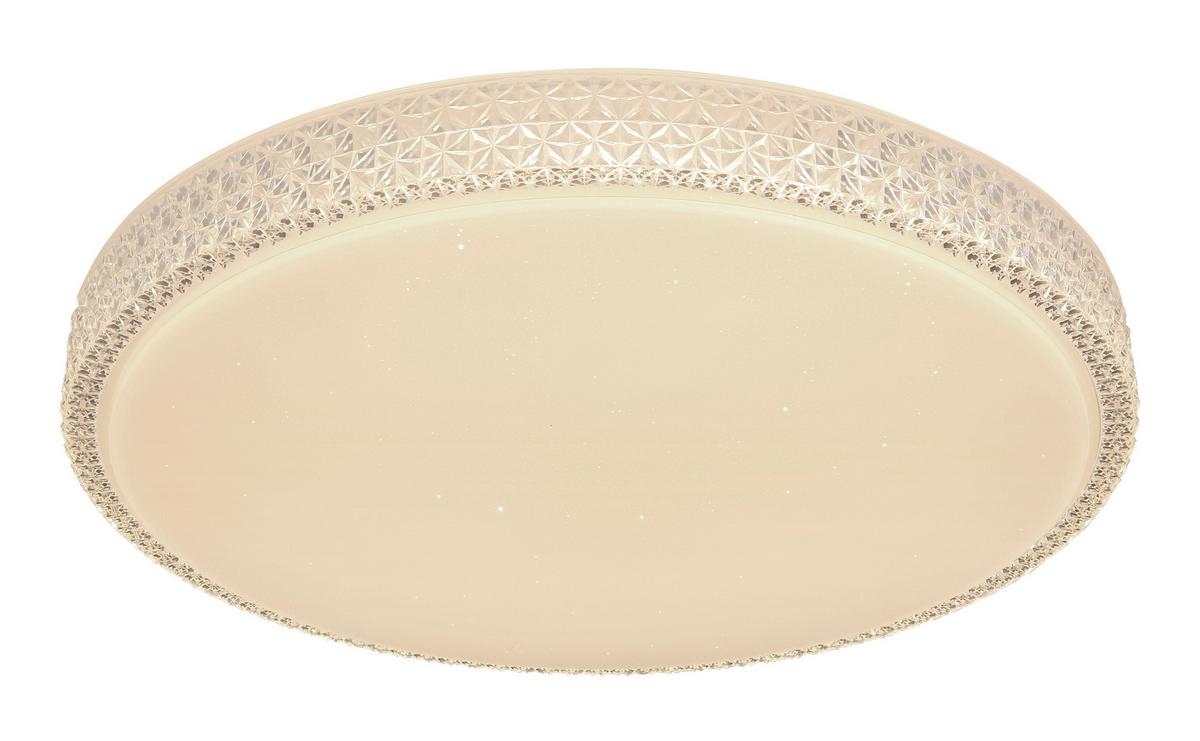 LED-DECKENLEUCHTE 41749-40 OVI - Klar/Weiss, Konventionell, Kunststoff/Metall (60/11cm) - Globo