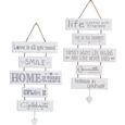 Decorațiuni De Perete Home - alb, Lifestyle, lemn (30/48cm) - Modern Living Decorațiuni De Perete Home - alb, Lifestyle, lemn (30/48cm) - Modern Living