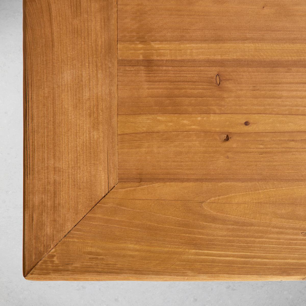 Masă LAURIEN - culoare lemn pin, Modern, lemn/metal (180/90/75cm) - Bessagi Home