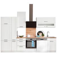 Bucătărie standard LUISA - alb/stejar Artisan, Romantik / Landhaus, material pe bază de lemn (310cm)