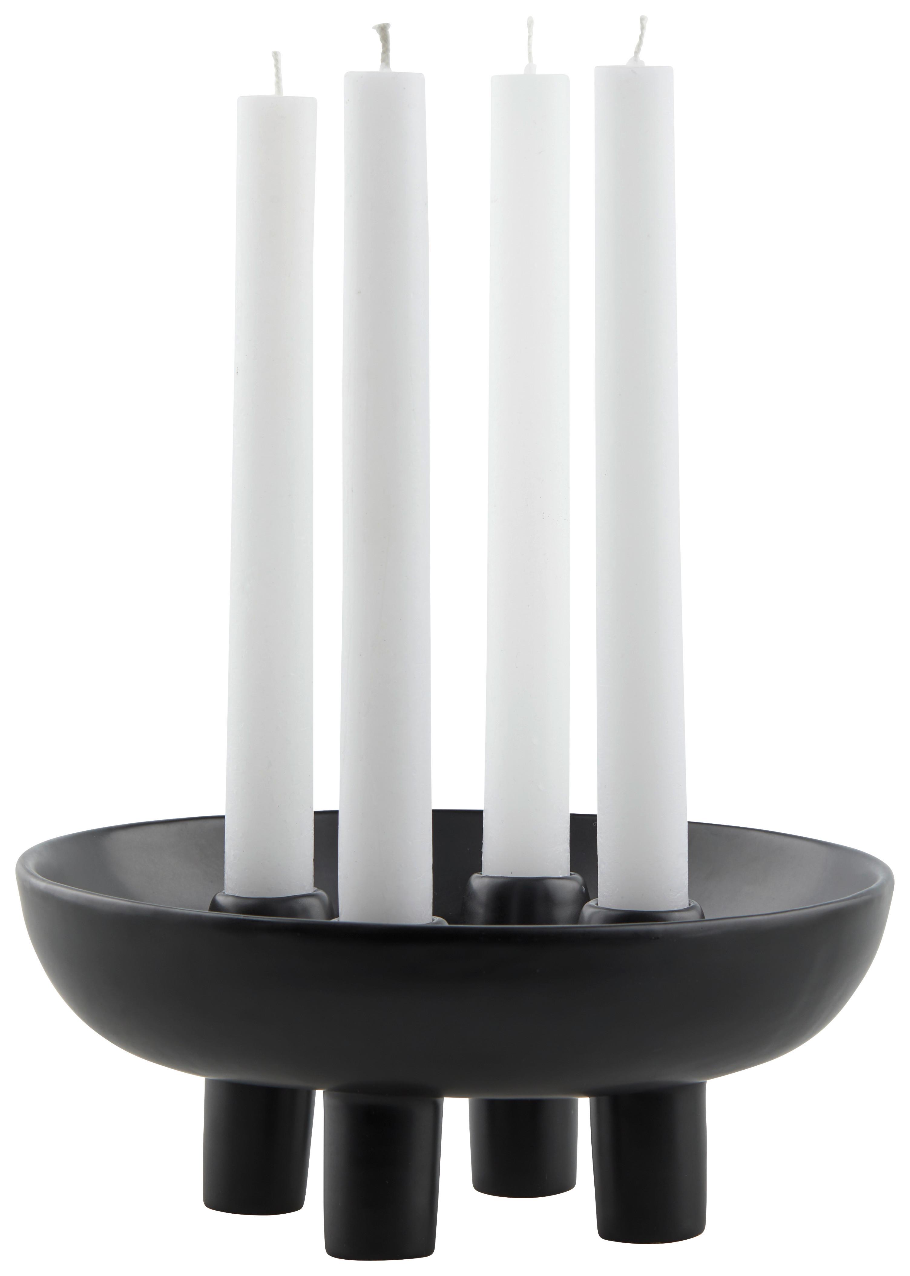 Stabkerze Melia 1, 4 Stück - Weiß, Basics (2/20cm) - Modern Living