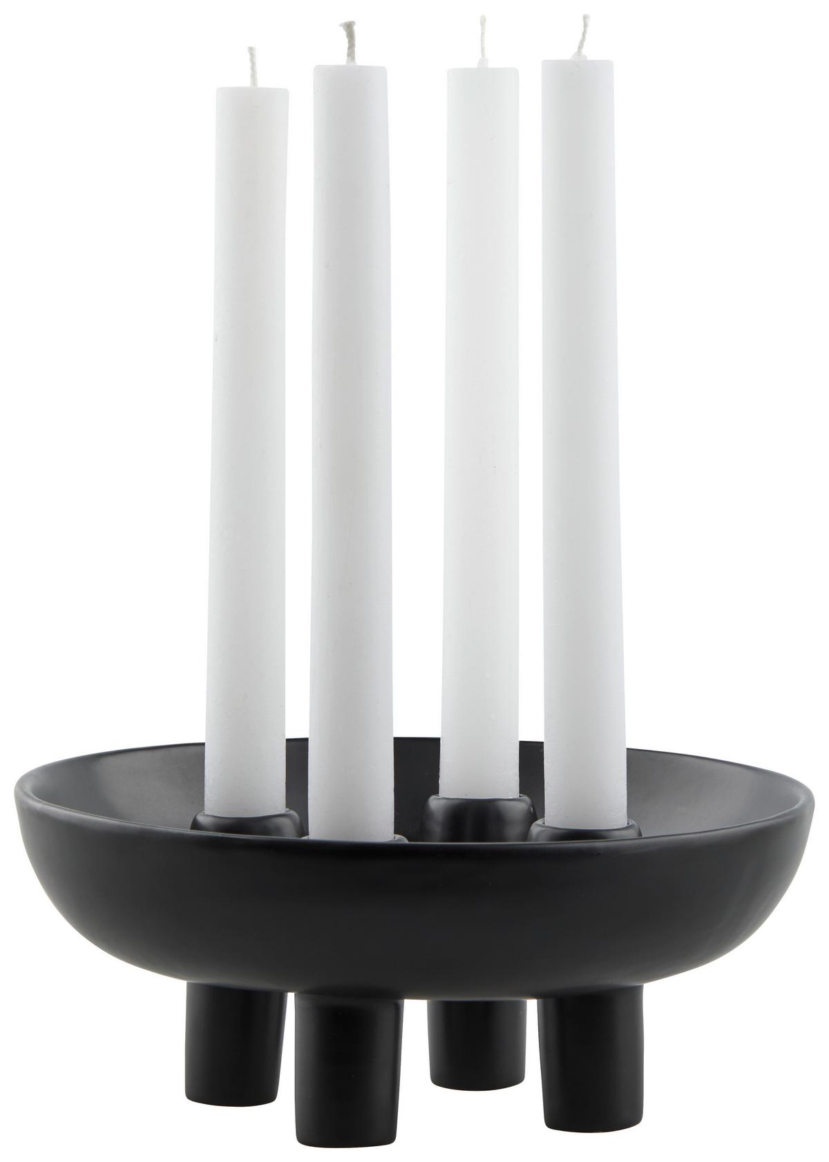 Stabkerze Melia 1, 4 Stück - Weiß, Basics (2/20cm) - Modern Living