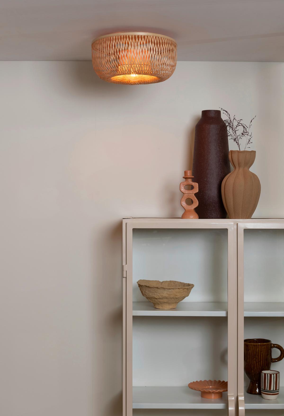 Stropna Svetilka Barbados, Bambus - naravne barve, Basics, naravni materiali (35/15cm) - Good & Mojo