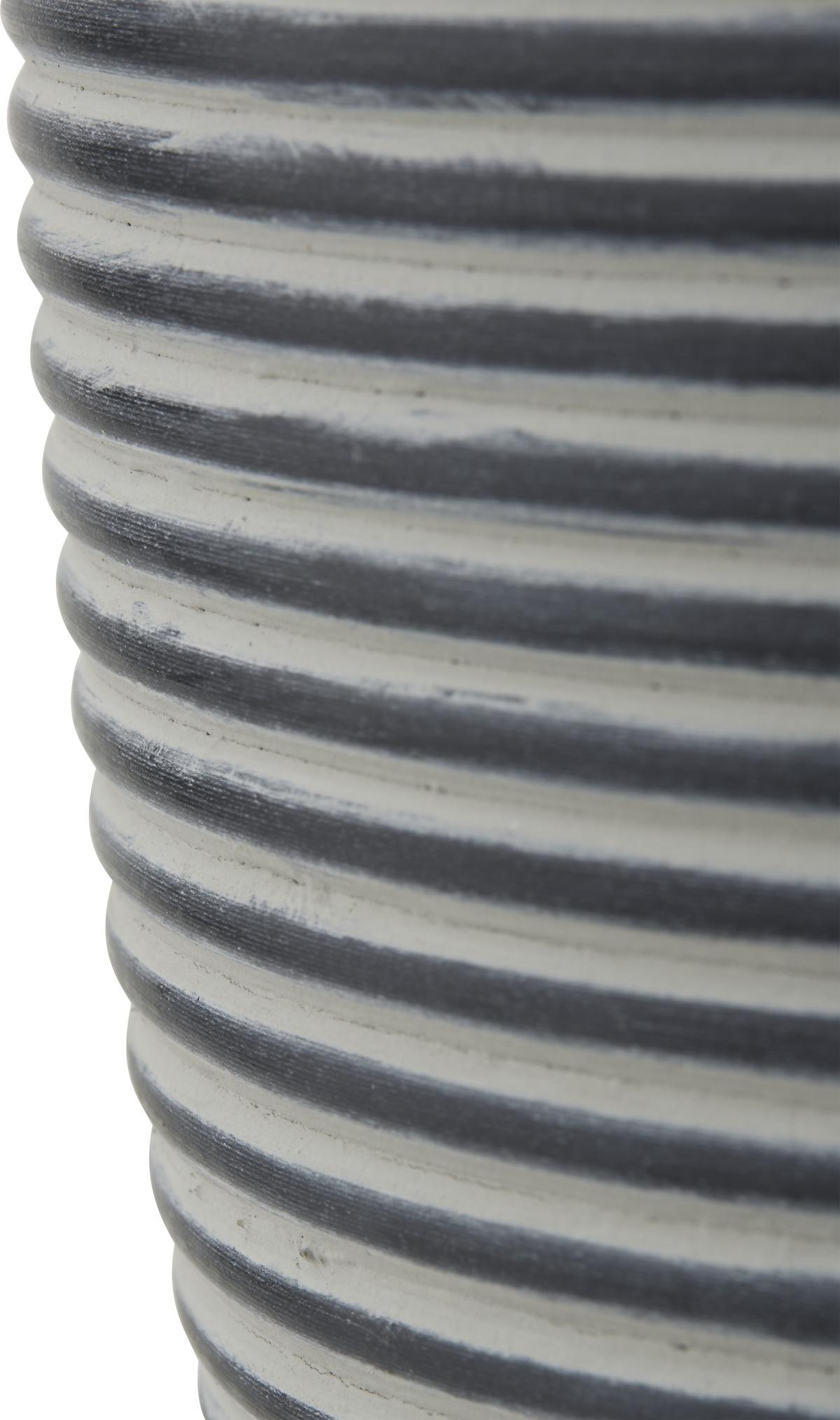 Übertopf Marlene Schwarz - Schwarz, LIFESTYLE, Kunststoff (21/21cm) - Mömax