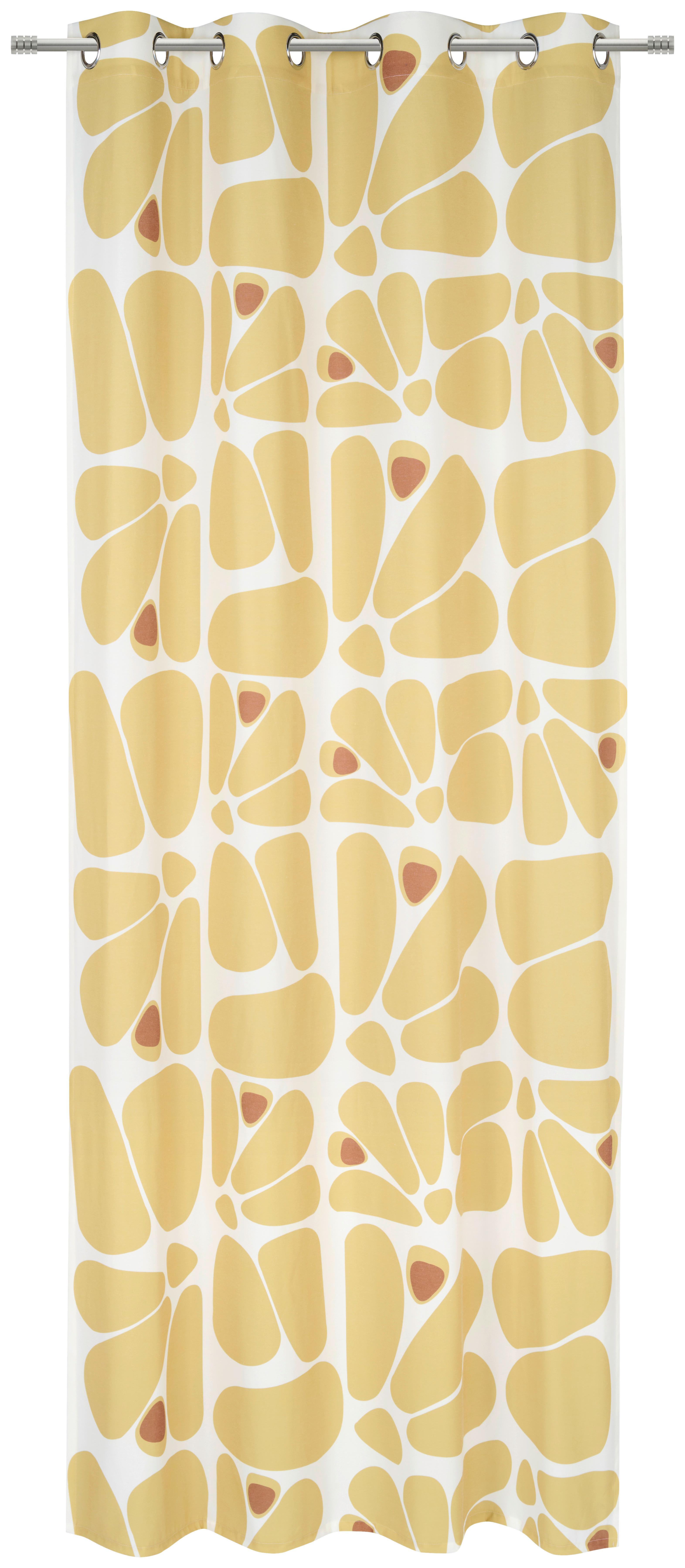 ZASŁONA NA PRZELOTKACH MIKKA - limetka, Design, tkanina (140/245cm) - Esposa