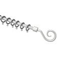 Set Bare Pentru Perdele Black Night -based- -top- - Argintiu, Metal (120/210cm) - BASED