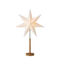 Dekostern Speranza Hellbraun max. 25 Watt - Hellbraun, Basics, Holz/Papier (18/45/68cm) - Markslöjd