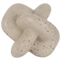Skulptur Nora Beige - Beige, Naturmaterialien (14/13/12,5cm) - Mömax