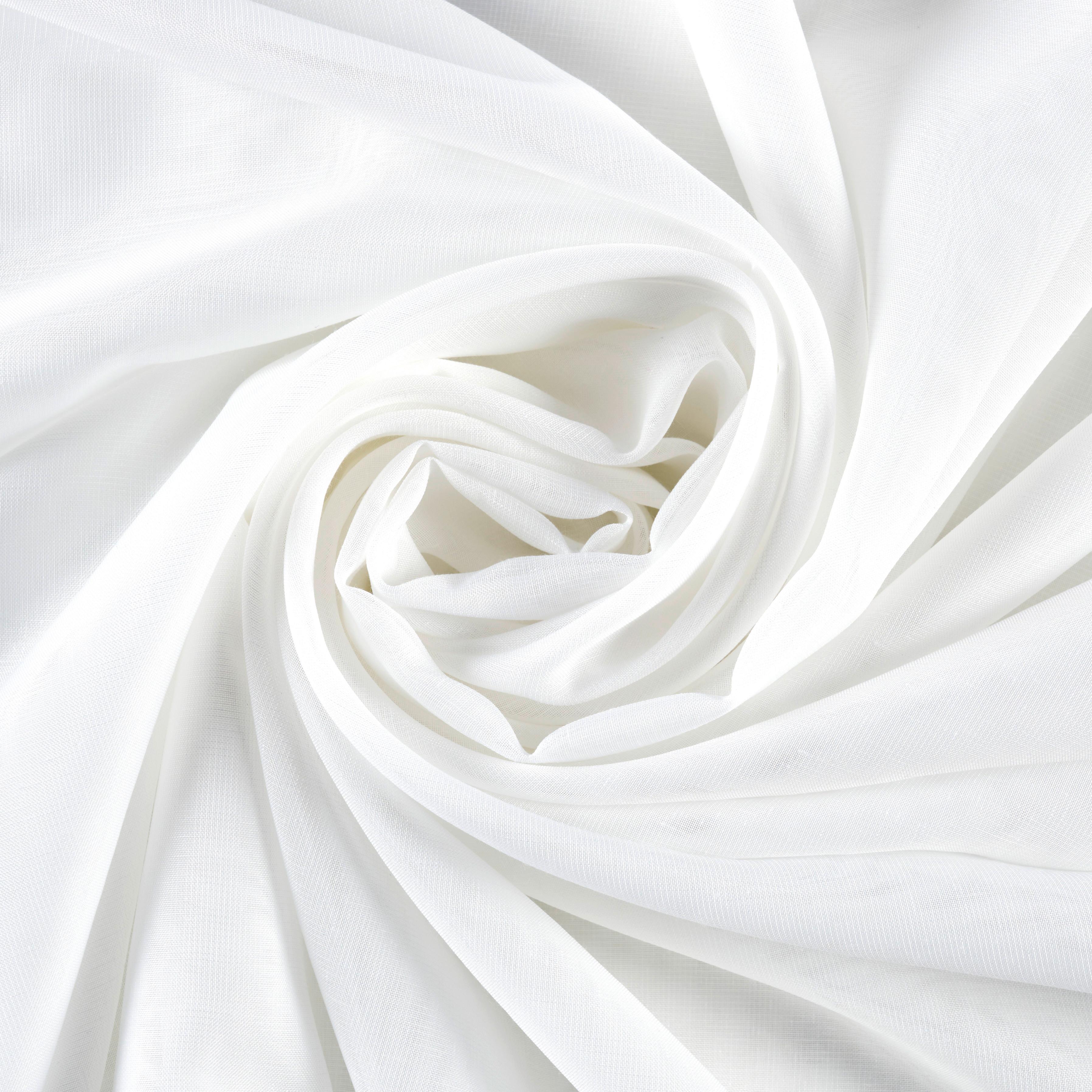 GARDINLÄNGD LEO TRANSPARENT 2 STK. -AKT- - vit, Klassisk, textil (140/255cm) - Premium Living