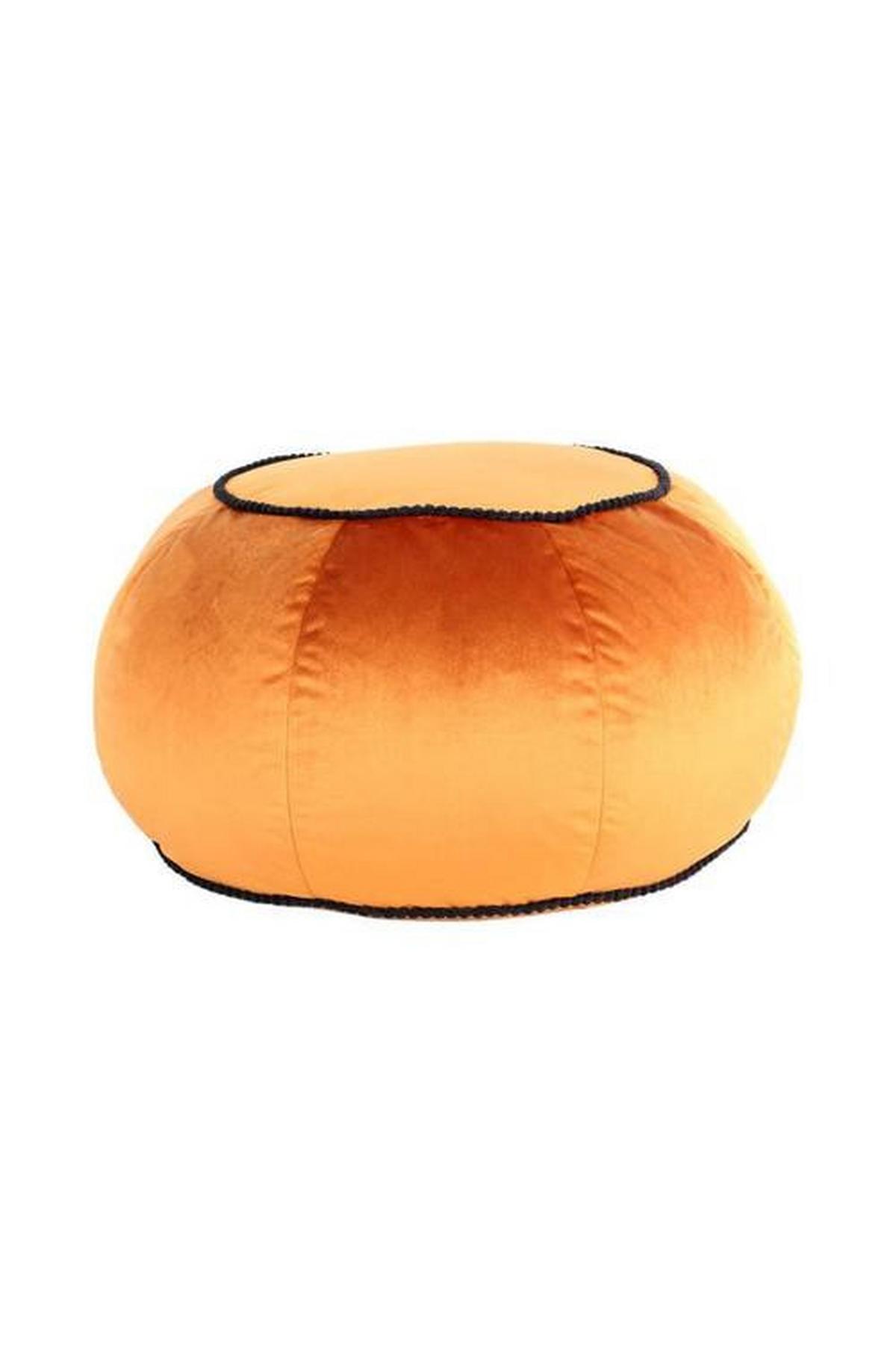 Puff Uc4a6 - narancs/bronzszínű, Modern, textil (65/35/65cm) - Kayoom