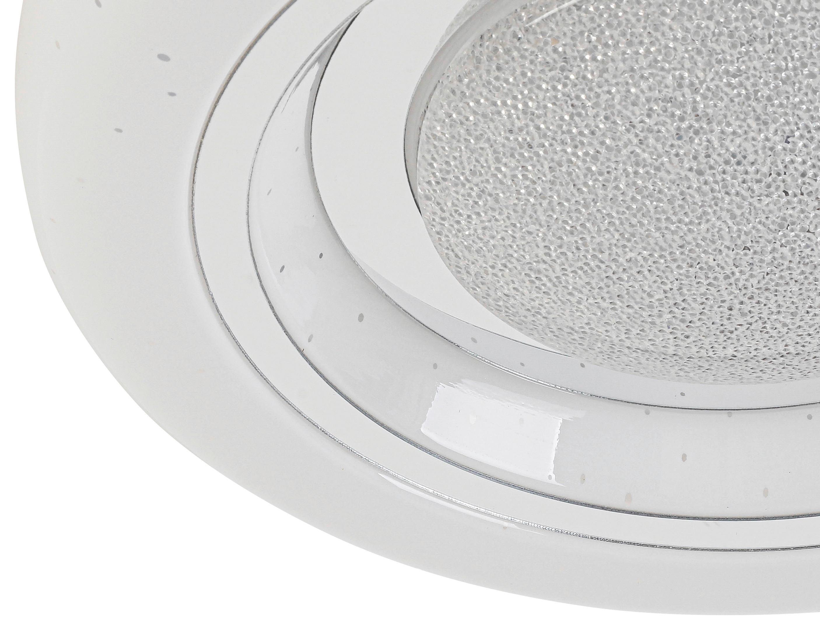 LED-TAKLAMPA ALI - vit/kromfärg, Modern, metall/plast (26/5,5cm) - Mömax