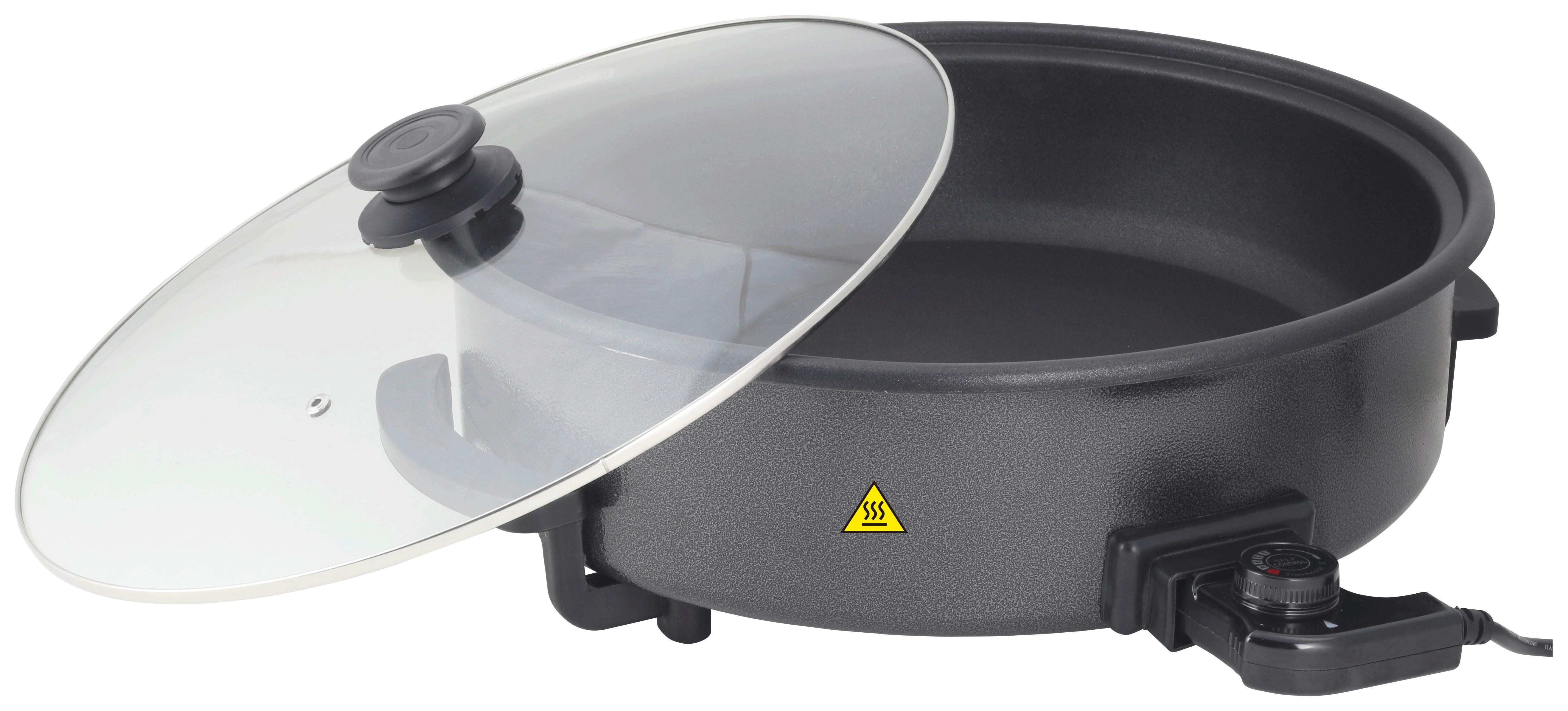 Elektrische Pfanne Annika max. 1500 Watt - Schwarz, Metall (42/42/9cm) - Insido