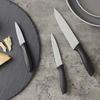 KNIVSET JÜRGEN -BASED- - grå/svart, Klassisk, metall/plast (30cm) - Based