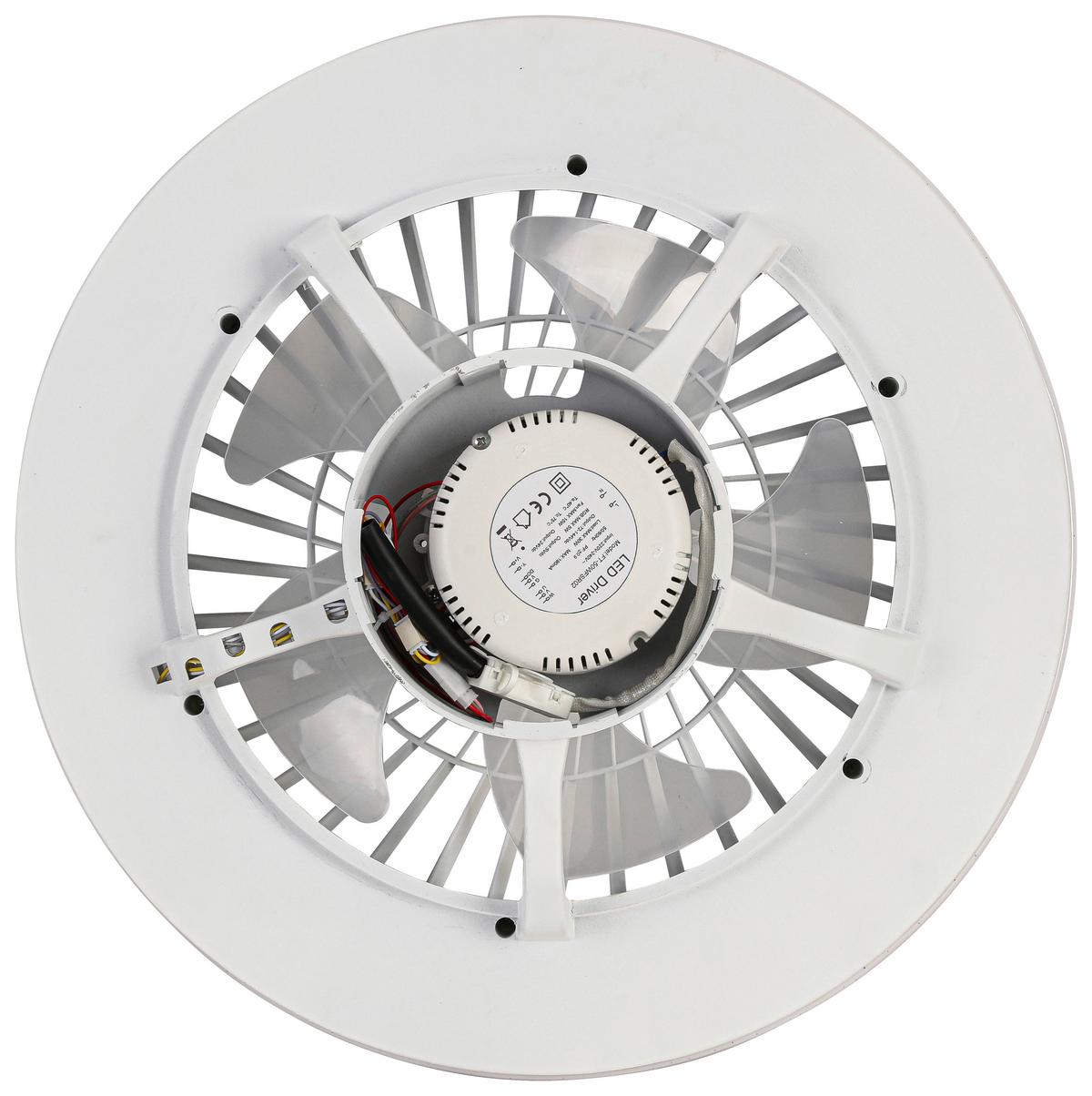 LED-Deckenleuchte Vin max. 30W + 5W RGB-LED - Weiss, Konventionell, Kunststoff/Metall (46/16cm) - Modern Living