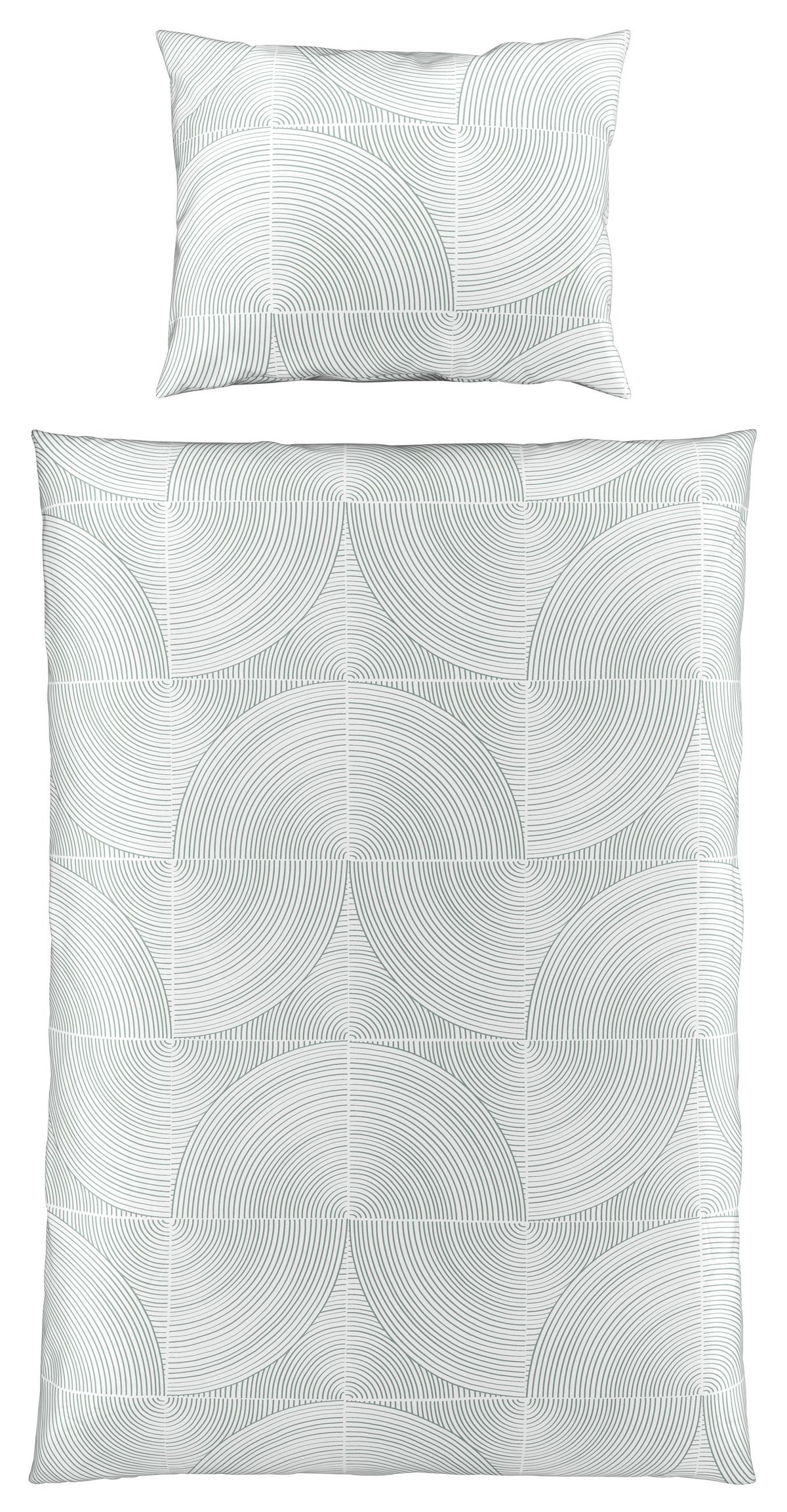 BETTWÄSCHESET CIRCLES - Beige, Modern, Textil (160/210cm) - Modern Living