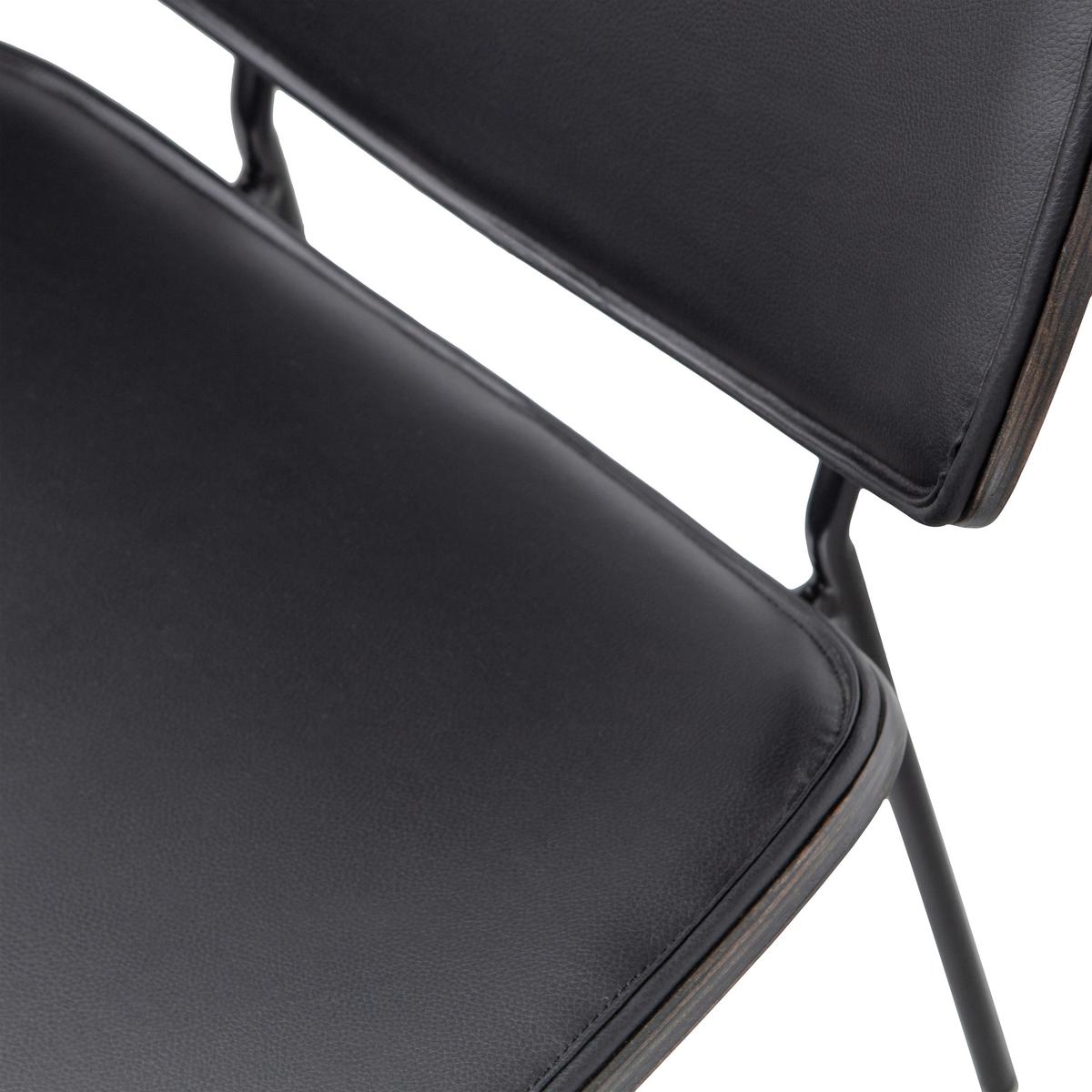 Stuhl-Set Close in Schwarz B: 49cm - Schwarz, MODERN, Holz/Textil (49/80/57cm) - Livetastic