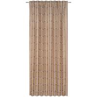 ZASŁONA GOTOWA MALFOY - kolor złoty/taupe, Design, tkanina (140/245cm) - Ambiente