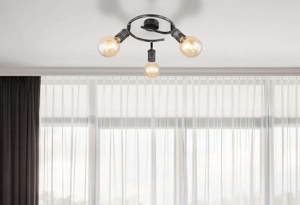 Strahler Ottilie in Nickelfarben max. 40 Watt - Nickelfarben, Basics, Metall (25/11cm) - Globo