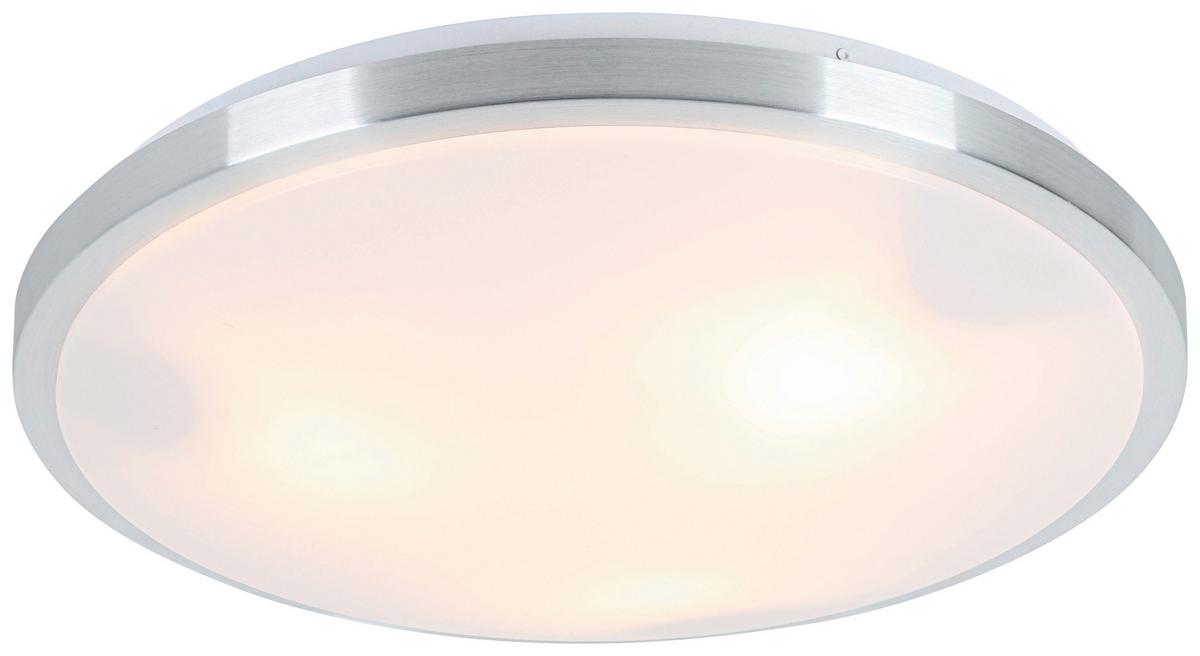 Stropna Svetilka Winfried - bela/barve aluminija, Konvencionalno, kovina/umetna masa (50/9cm) - Mömax