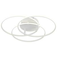 LAMPA SUFITOWA THOMAS - biały/opal, Modern, tworzywo sztuczne/metal (45,6/9,4cm) - Novel