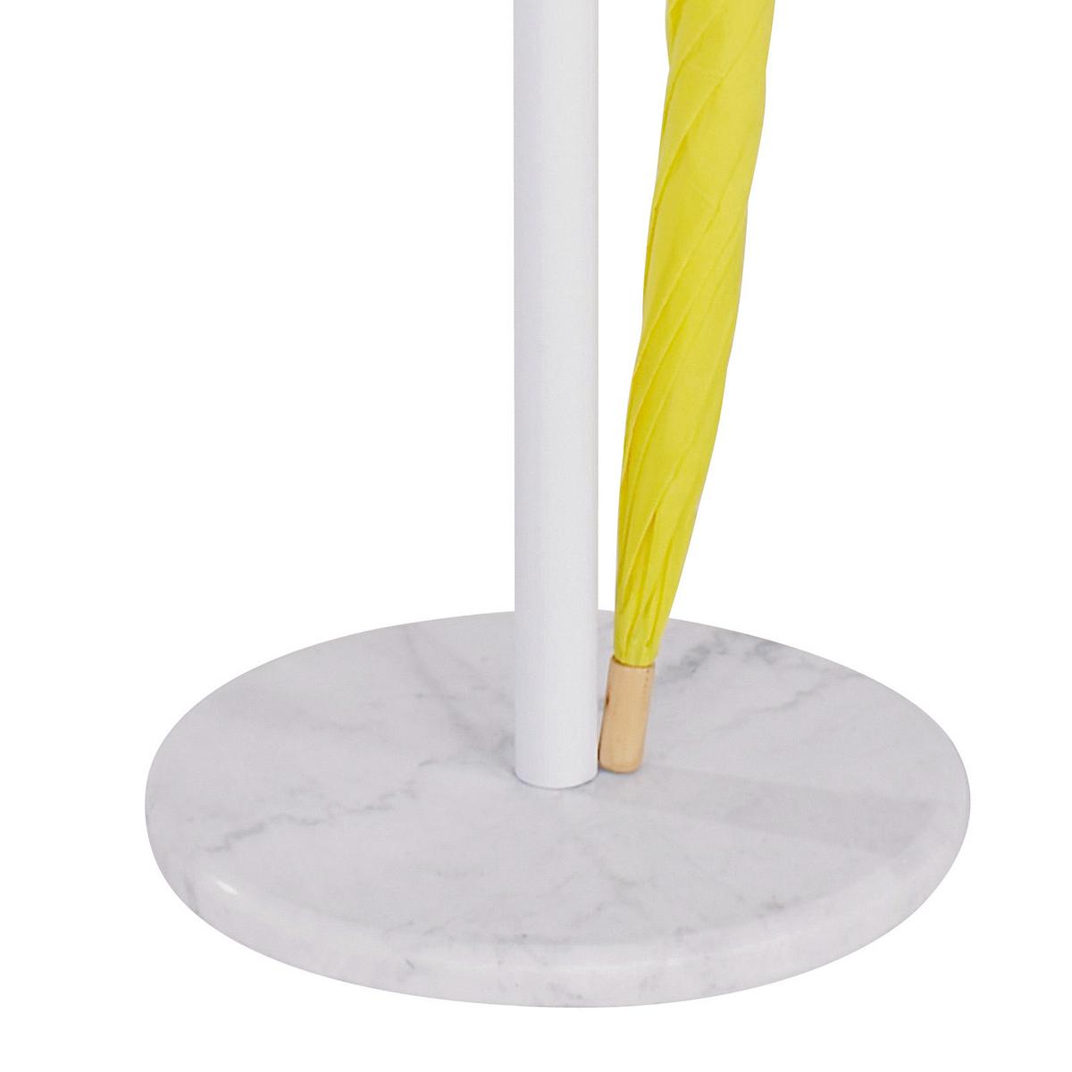 Cuier pom Mecki - alb, Modern, metal (38/176cm) - Based