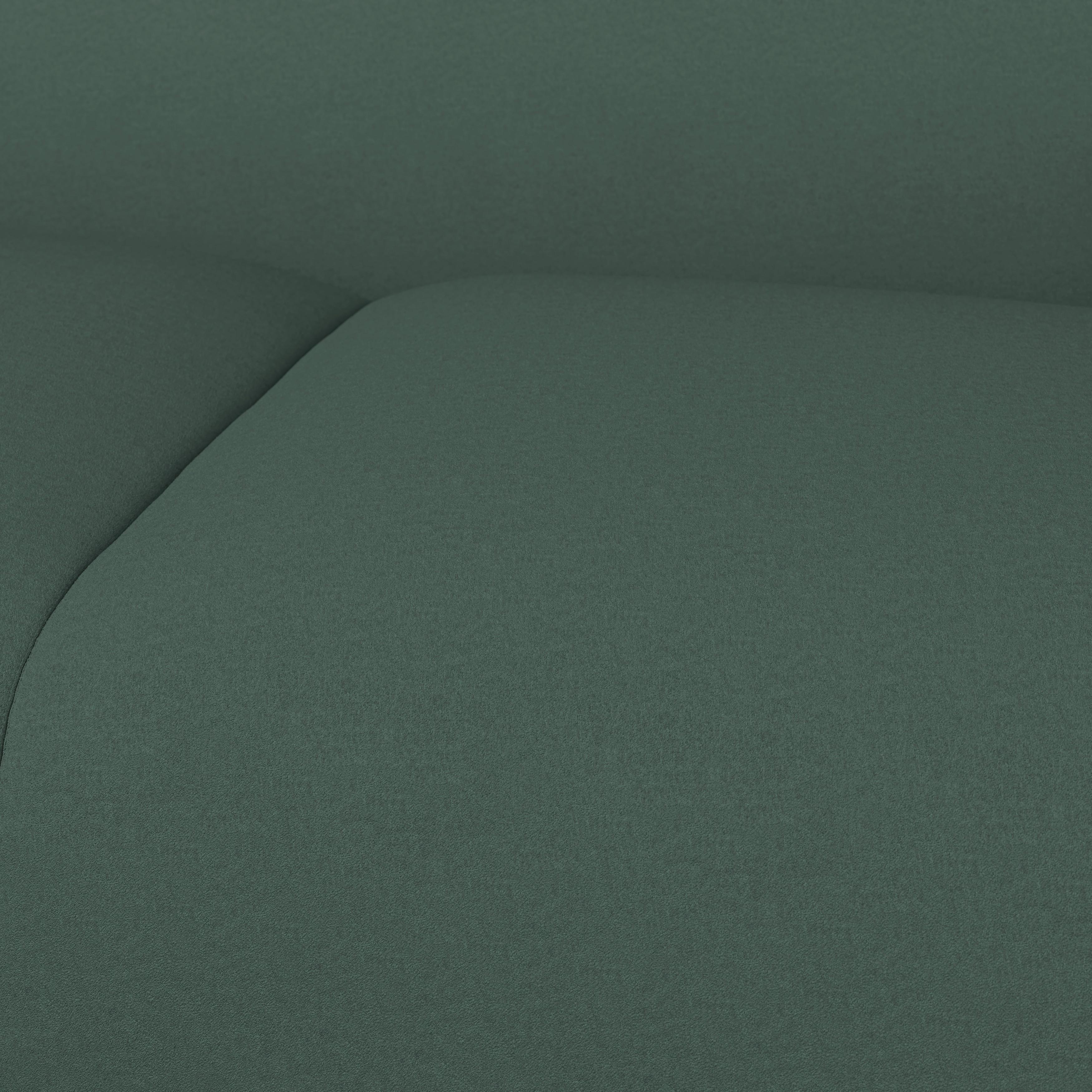SOFFA HEVI - grön/svart, Modern, trä/textil (197/73/86cm) - Bessagi Home