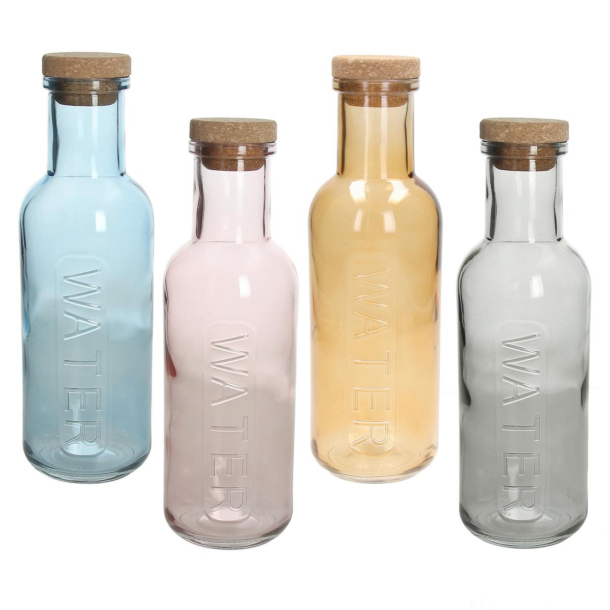 Univerzális Palack Pop - pink/narancs, Üveg (9/28cm)