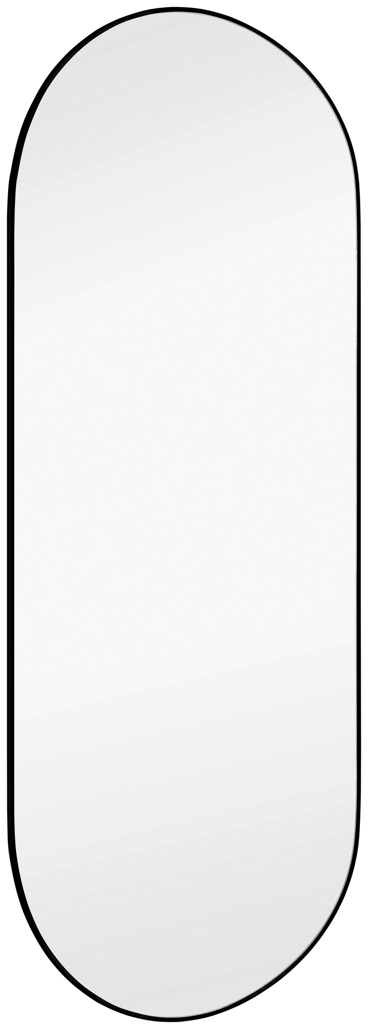 Fali Tükör Josie - fekete, Konventionell, Üveg/fém (30/70/0,4cm) - Lomoco