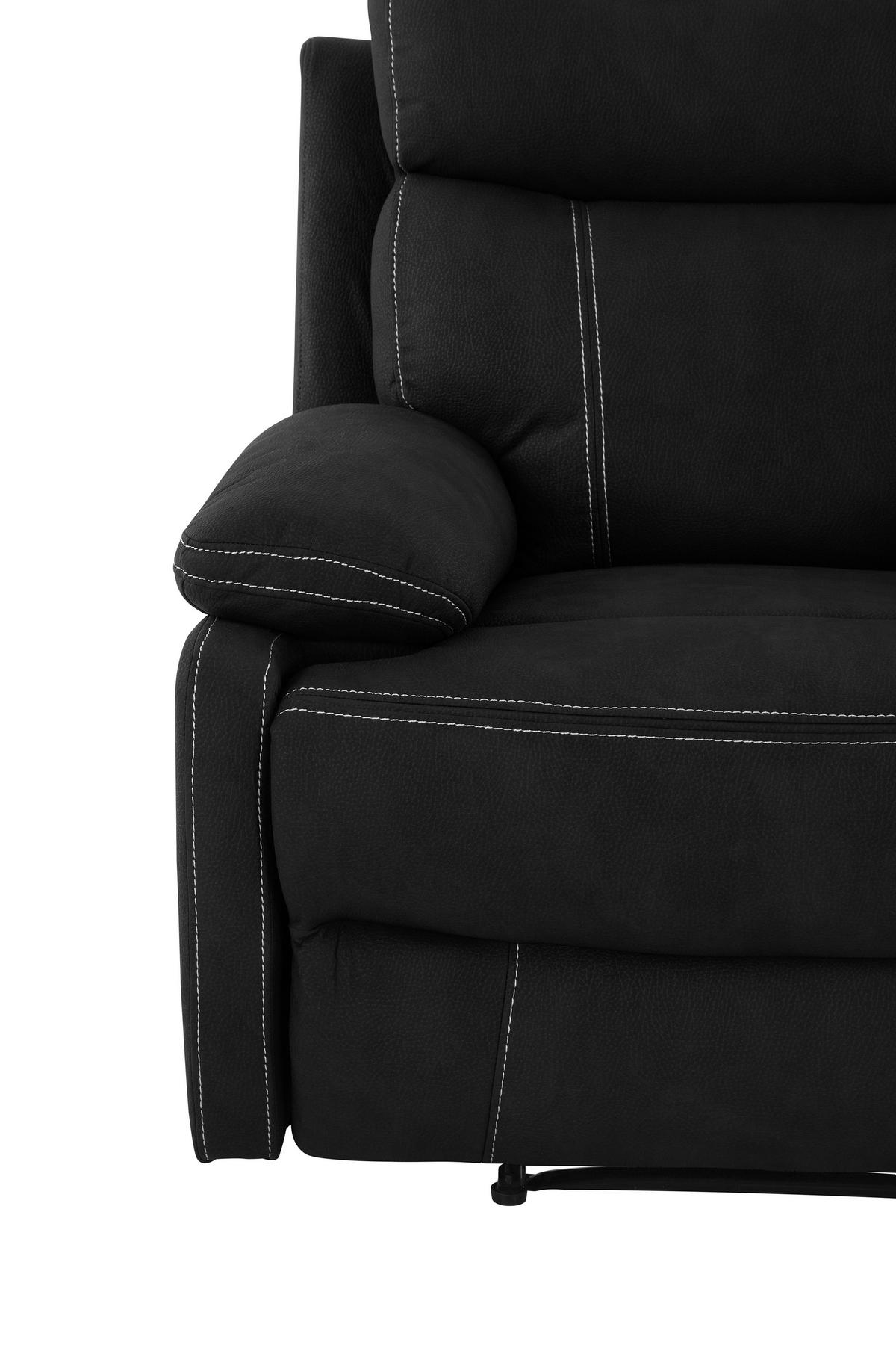 Počivalnik Ember, Črna - črna, Konvencionalno, kovina/tekstil (98,5/103/96cm) - Livetastic