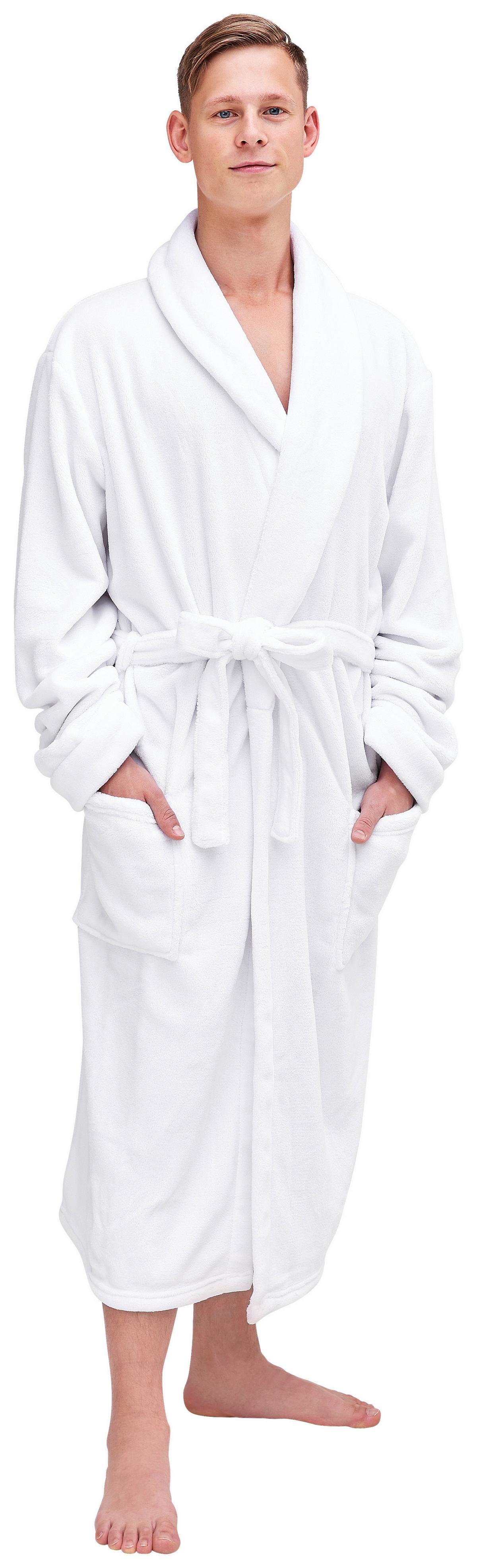 SZLAFROK KĄPIELOWY MILANO - biały, Konventionell, tkanina (Lnull) - Boxxx