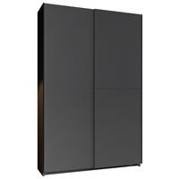 SZAFA PRZESUWNA/PODWIESZ.DRZWI FAST - czarny/kolor grafitowy, Konventionell, materiał drewnopochodny/metal (125/196/38cm) - Boxxx