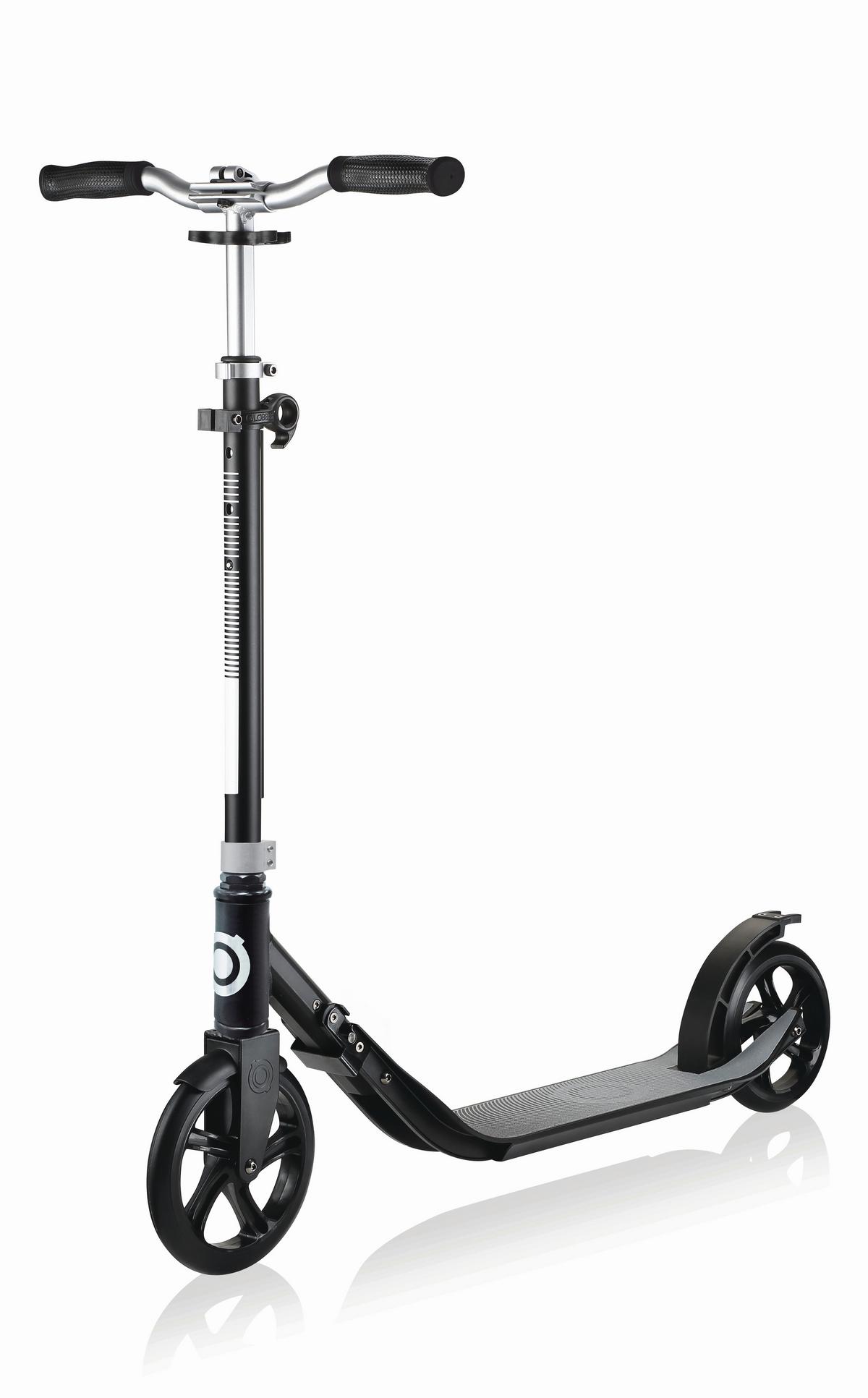 Scooter GL One aus Aluminium - Schwarz/Grau, Basics, Metall (49/111/96cm) - GLOBBER