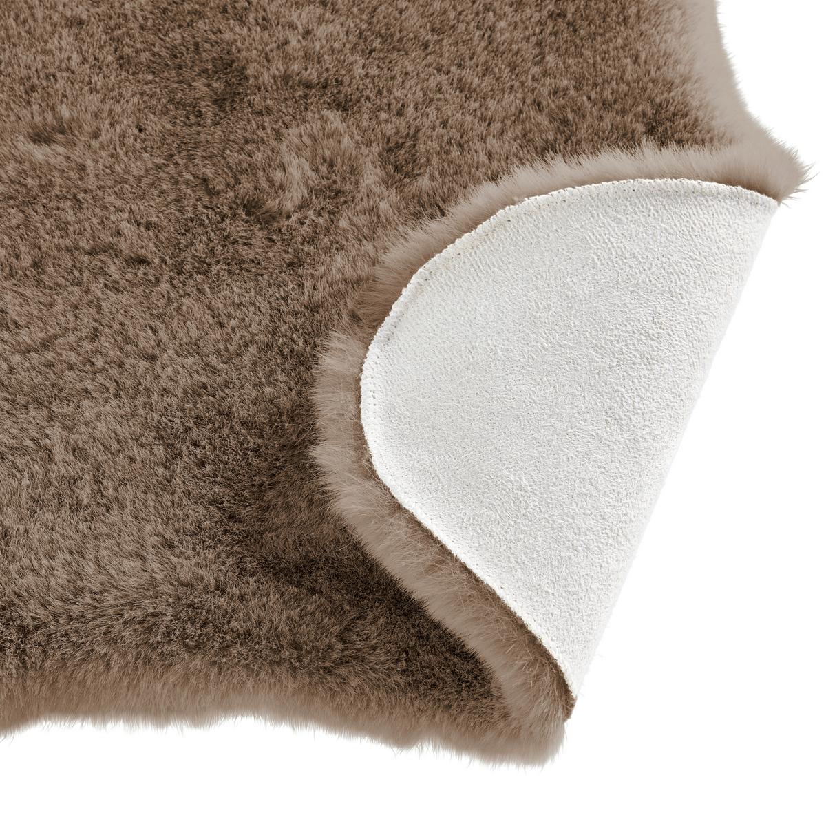Blană artificială Susi - cafeniu/roz antic, Romantik / Landhaus, textil/blană (90/60cm) - Modern Living