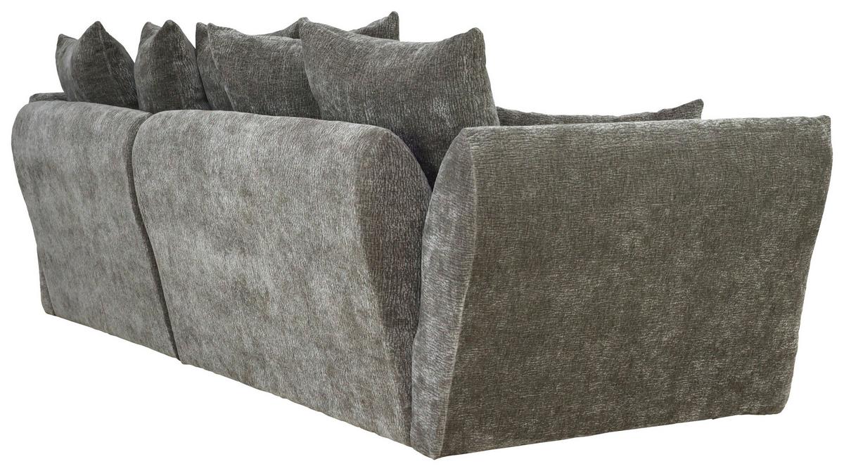 Kutna Garnitura Cammellio - tamno siva/crna, Moderno, tekstil (296/189cm) - Mömax