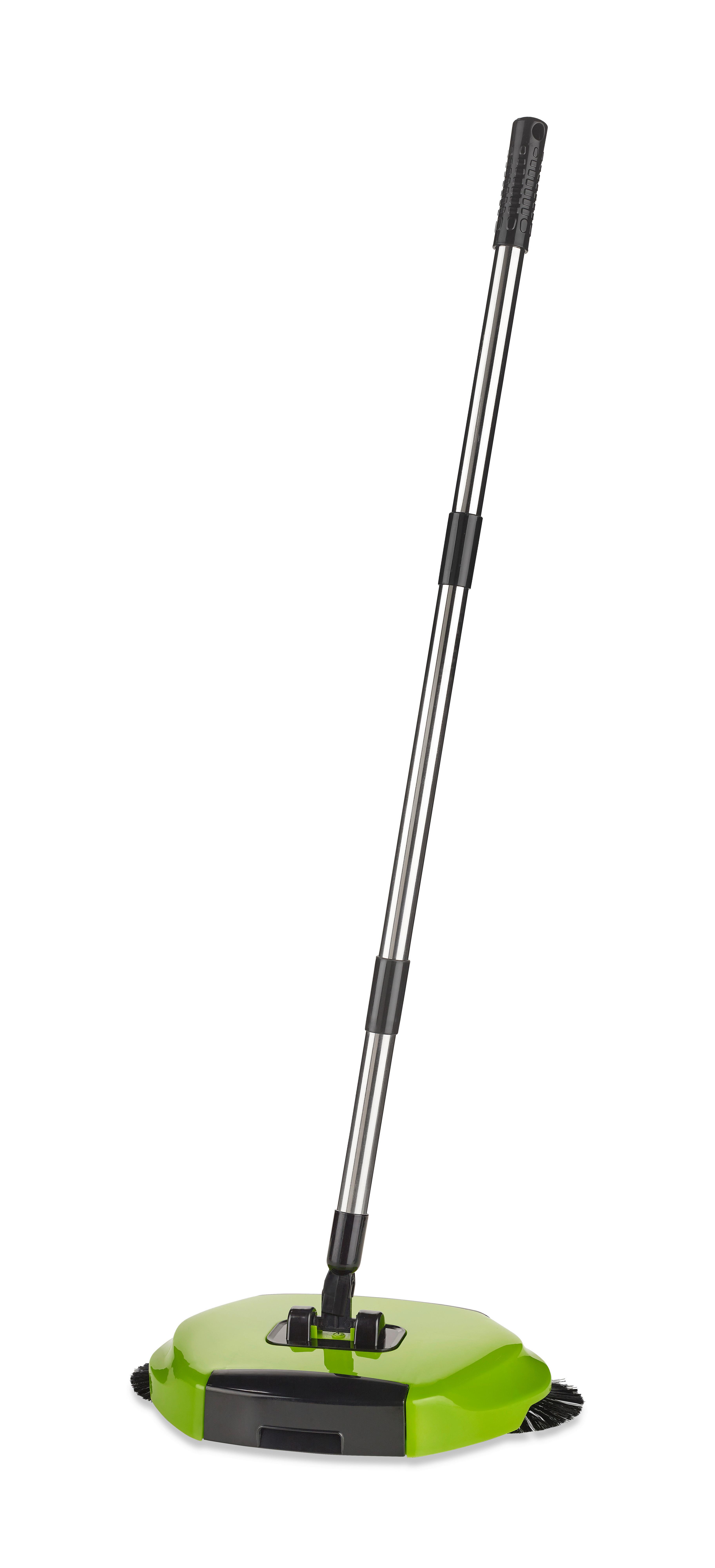 Szőnyegseprű Cookie - ezüst/fekete, műanyag/fém (31/19,5/99cm) - Modern Living