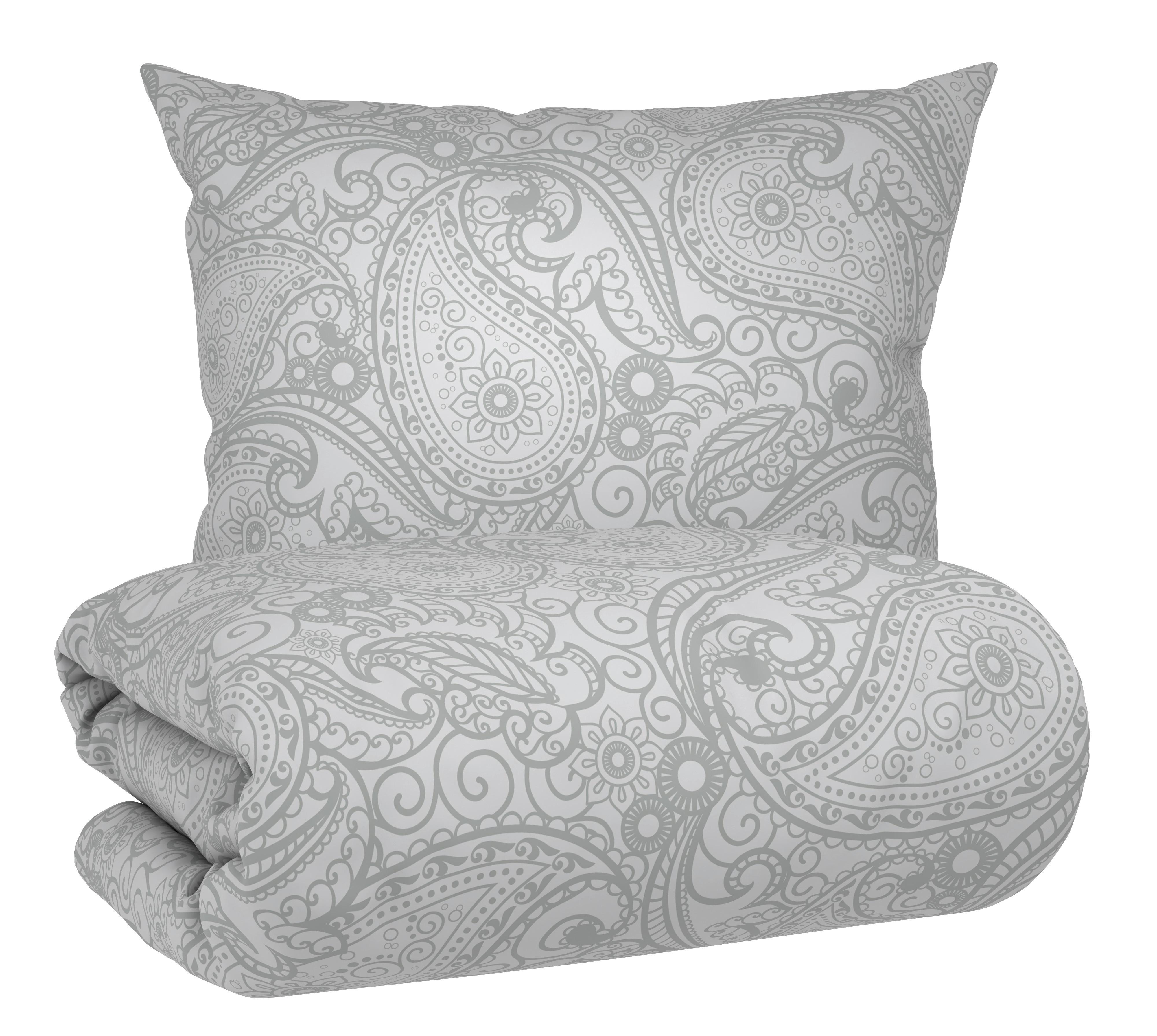 Posteljina Paisley 140x200/60x80cm - boje kadulje, tekstil (140/200cm) - Mömax