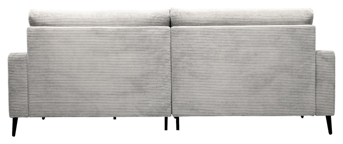 Ugaona Garnitura Cora - bež/crna, Moderno, tekstil/metal (223/86/161cm) - Mömax