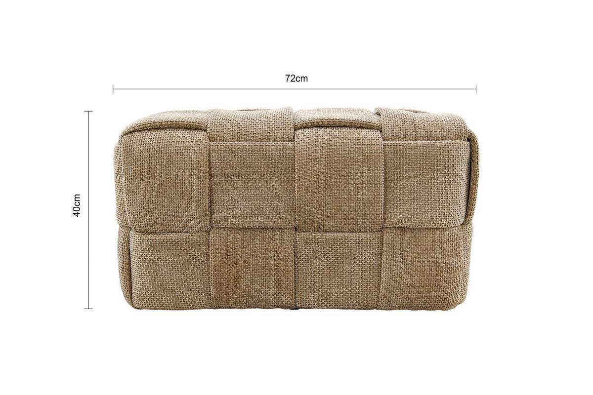 Tabure Scandi - bež, Moderno, drvni materijal/tekstil (37/40/72cm) - Mömax