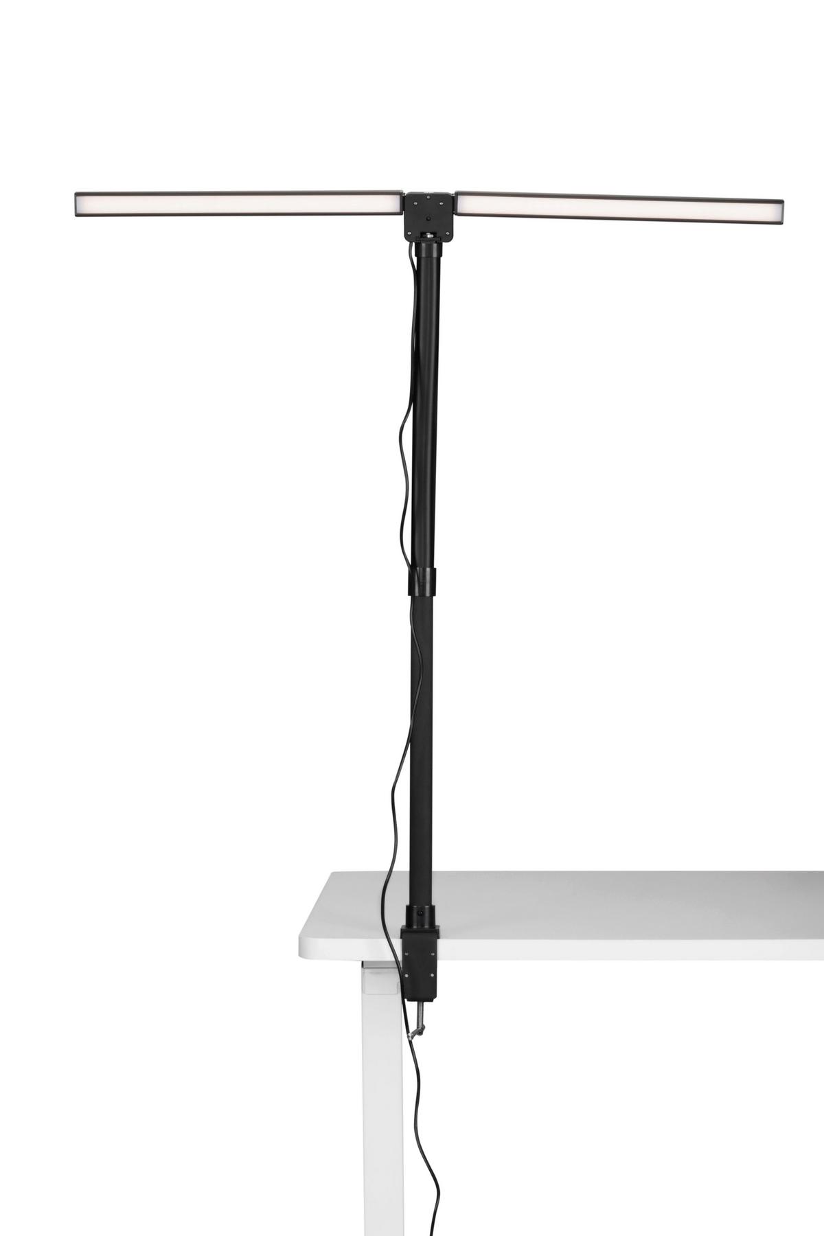 LAMPA ZACISKOWA LED HAYWARD *SBN* - czarny, Basics, tworzywo sztuczne/metal (80/35/71,5cm) - Novel