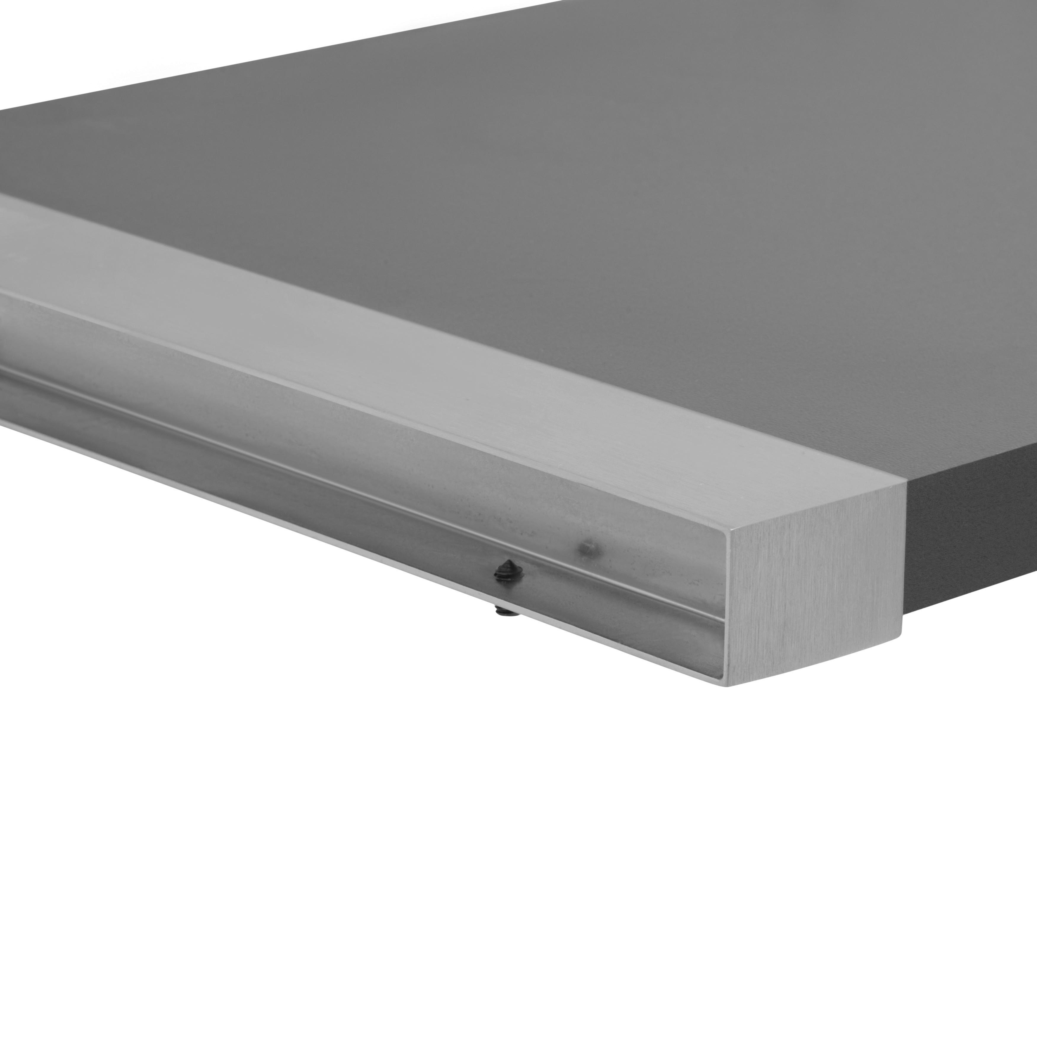 VÄGGHÅLLARE LENTINI II -SB- - aluminiumfärg, Modern, metall (3,2/8/25,5cm) - Mömax