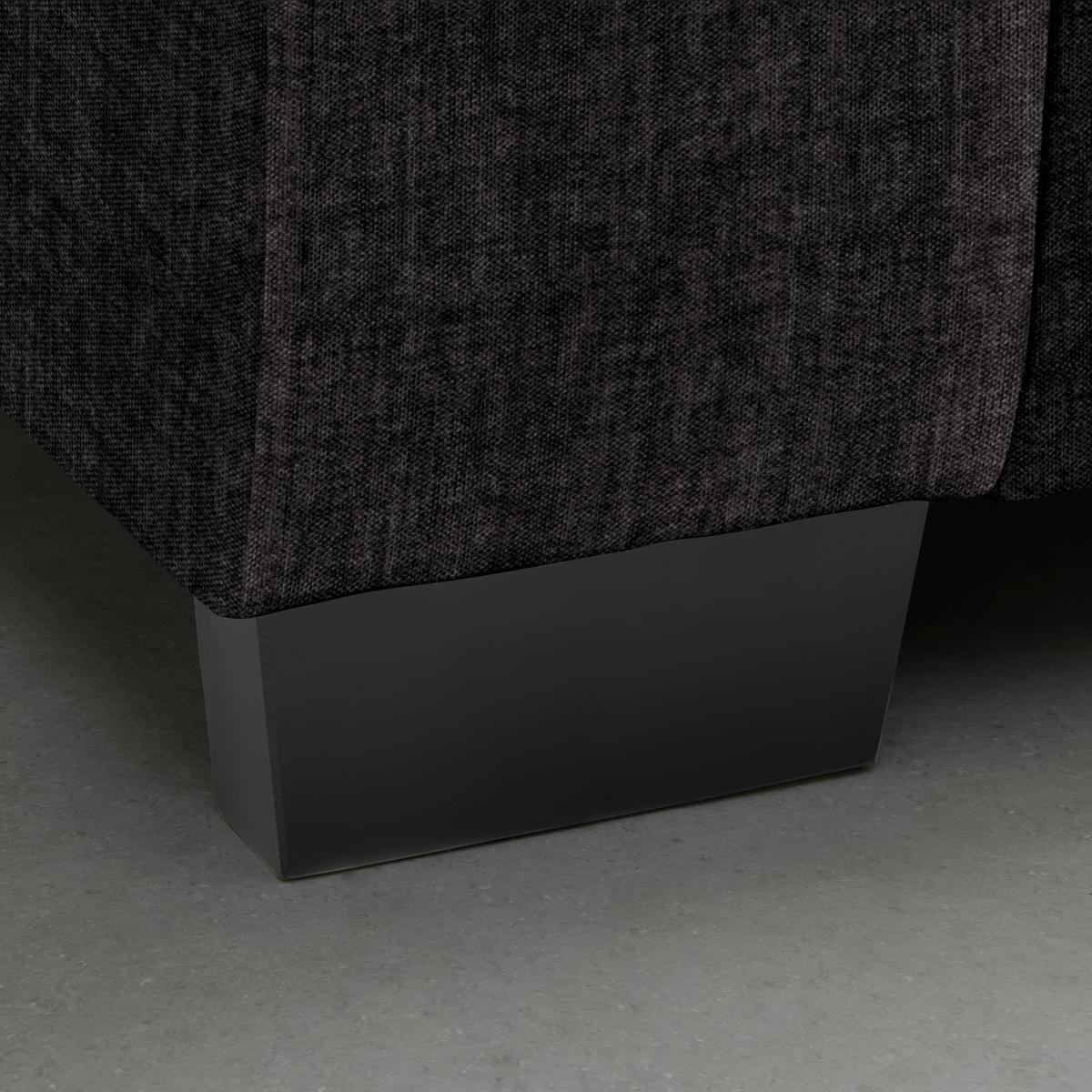 Bigsofa Matteo Graphitfarben - Graphitfarben/Schwarz, MODERN, Holz (246/93/124cm) - Based