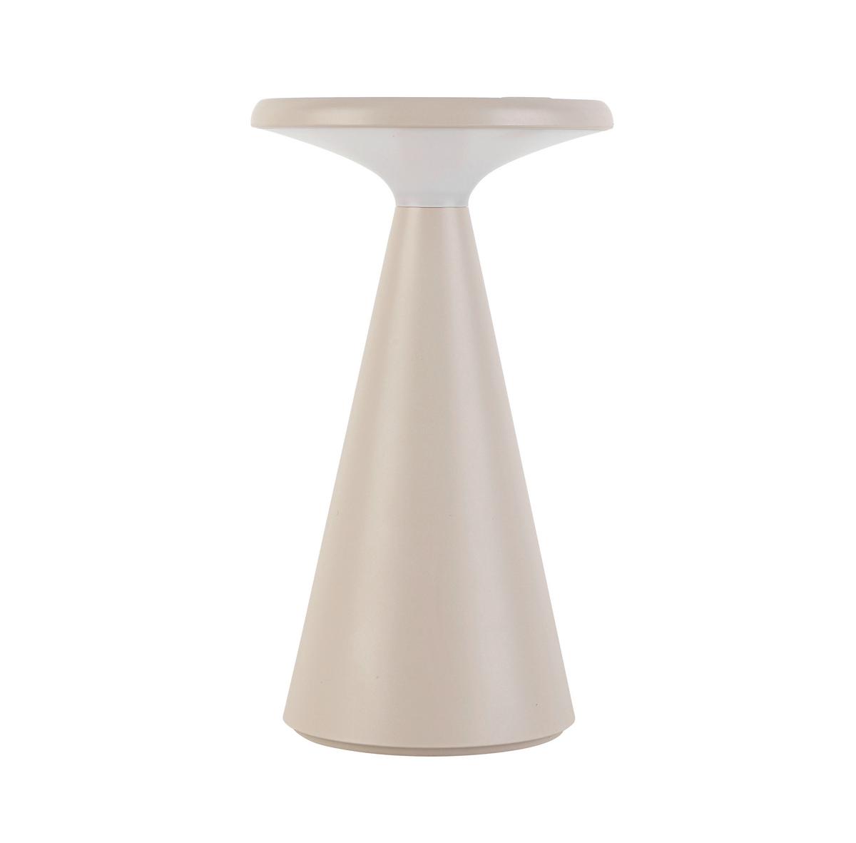LED-Außenleuchte Hiro in Sandfarben max. 1,6 Watt - Sandfarben/Schwarz, MODERN, Kunststoff (11,5/20,3cm) - Modern Living