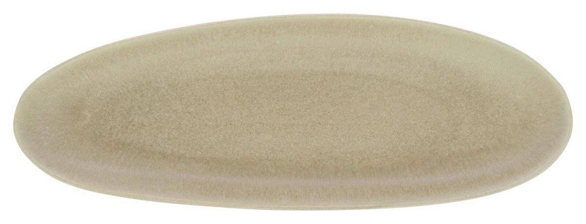 Pladenj Za Serviranje Gourmet - M - bež, Moderno, keramika (35,5/15/3,5cm) - Premium Living